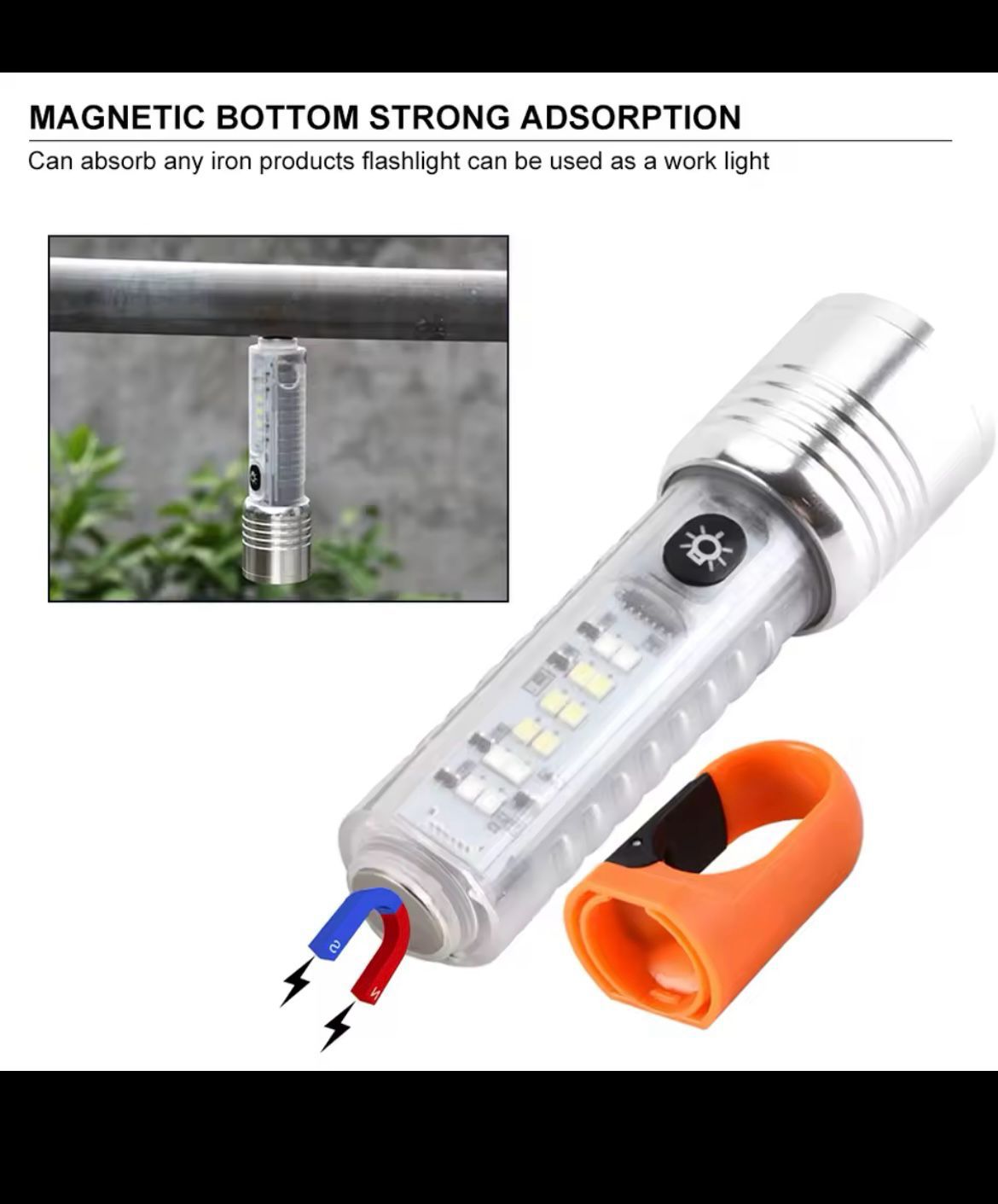 LINTERNA MULTIUSOS RECARGABLE USB